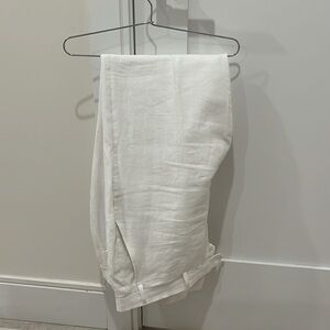 Ralph Lauren White Linen Pants